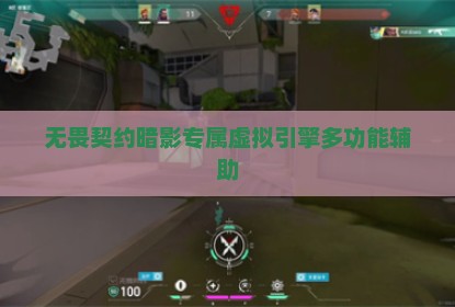 无畏契约暗影专属虚拟引擎多功能辅助