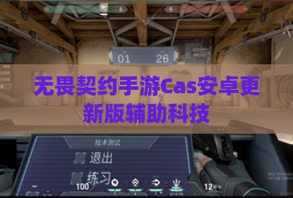 无畏契约手游Cas安卓更新版辅助科技